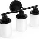 Holim Bathroom Vanity Light Fixture, 3-Light, Wall Mount
