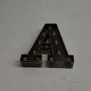 Pooqla Vintage Light Up Marquee Letters with Lights  Illuminated Industrial Style Lighted Alphabet Letter Signs - Coffee Bar Apartment Bedroom Wall Home Initials Decor A-Z