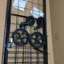 SUPER DEAL Folding Shopping Cart with Wheels and Double Basket for Groceries Laundry Book Luggage Travel, Black