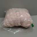 Bedsure Pink Throw Fluffy Blanket for Bed - 350GSM Super GentleSoft Fuzzy Cozy Plush Blankets for Women, Cute Small Fleece Throws for Girls, 50x60 Inches, Wider Striped Design (01 - Crystal Pink)