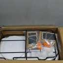 mustry Glass Drink Dispenser for Parties, 1 Gallon Beverage Dispenser with Stand and Spigot Solid Stainless Steel, Used as Lemonade Dispenser Sun Tea Jar Kombucha Jar, Set of 2