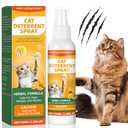 GDBadais Cat Repellent Spray, Cat Deterrent Spray - Indoor & Outdoor Training Safe, Protect Furniture, Sofas, Rugs, Restricted Areas-for Behavior, Natural, Effective - New Formula 12