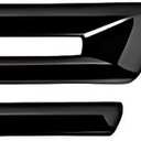 528i Emblem Decal Car Numbers Letters Decal Plating Badge 3D Metal Style Fit for 528i Accessories Black