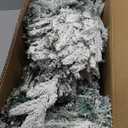 6 ft. Pre-lit Snow Flocked Hinged Artificial Christmas Tree with 260 LED Lights