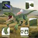 BEMITON Remote Control Dinosaur Toy - Birthday Gifts for 4-7 8-12 Year Old Boys, 2.4GHZ Electronic RC Walking Dino with Spray & Light & Roar for Kids Age 4-12