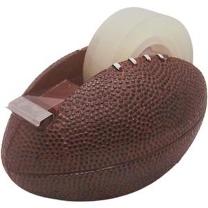 Football Tape Dispenser, Sports Themed Desktop Accessory, Unique Office Supplies, Gift for Men, 4.75 Inches