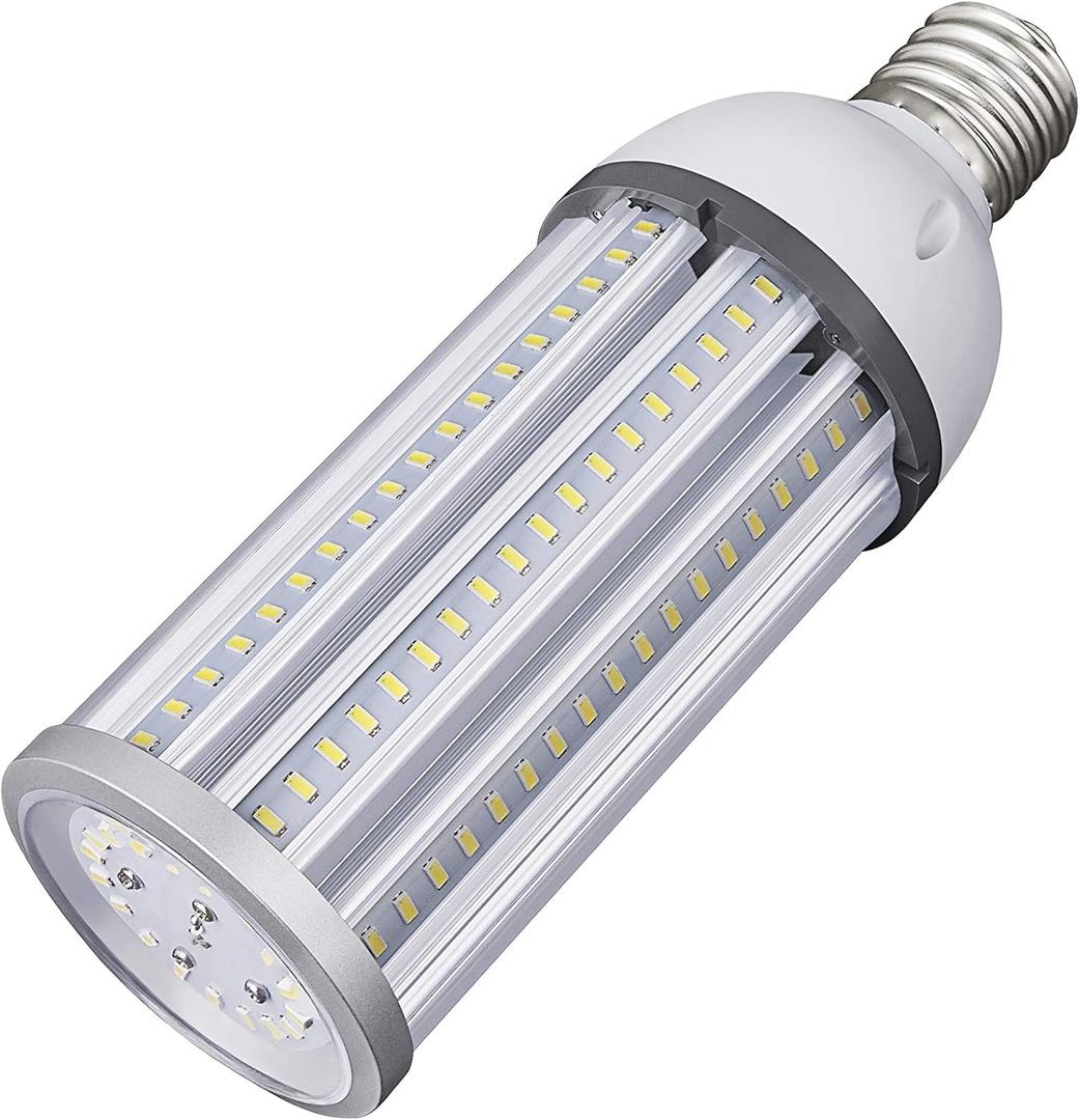 60W LED Corn Light Bulb E39 Mogul Base LED Lights Equivalent(300W) 5000K Daylight IP65 Waterproof Replacement MH HID HPS for Indoor Area Warehouse High Bay Street Light (1 Pack)