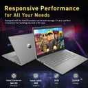 HP Chromebook 14" HD Laptop, Intel Celeron N4120, 4GB LPDDR4, 224GB Storage(64GB eMMC+160GB Docking Station Set), Intel UHD Graphics 600, Wi-Fi 5, 720p Camera, Fast Charge, Chrome OS, Gray