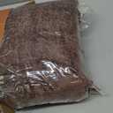 RECYCO Throw Blanket Soft Cozy Chenille Throw Blanket with Fringe Tassel for Couch Sofa Chair Bed Living Room Gift(Brown, 50'' x 60'')