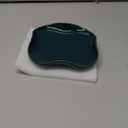 Spoon Holder, Ruffled Edge Ceramic Ladle Holder for Stove Top, Modern Kitchen Decor Stove Spoon Holder Cooking Ladle Holder for Multiple Utensils, Christmas Gifts Dark Green