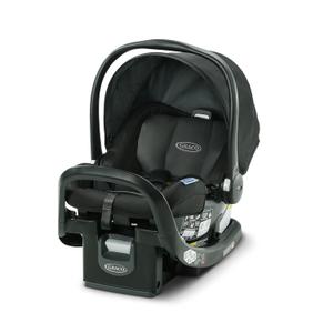 Graco SnugRide SnugFit Infant Car Seat, Baby Car Seat with Anti Rebound Bar for Extra Safety, No-Rethread Harness, LATCH Equipped Carseat, Baby Essentials, Gift for New Parents, Gotham, Manufactured date: 9-6-2025