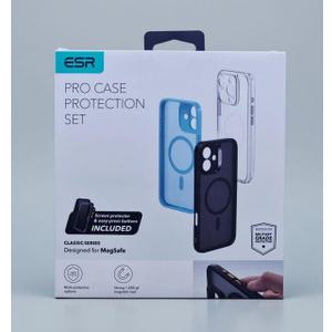 ESR for iPhone 16 Pro Case (4 in 1) Set, Translucent Matte Case with Screen Protector, Compatible with MagSafe, MilitaryGrade Protection, Classic Series,Frosted Pink