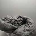 Bedsure Waffle Comforter Set Queen, Soft and Breathable Dark Grey Bedding Comforter Set, 3 Pieces, 1 Waffle Weave Comforter (90"x90") and 2 Pillow Shams (20"x26"+2")