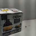 Ninja Crispi 4-in-1 Glass Air Fryer | 450F | Non-Toxic | 4QT & 6-Cup Glass Containers w/Lids | Microwave, Freezer, Dishwasher Safe | Max Crisp, Air Fry, Bake, Recrisp | Cyberspace Gray, FN101GY