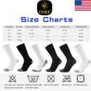 ONKE Max Full Cushion Crew Socks for Men Heavy Duty Work Boot Steel Toe Workout Athletic Thick Warm Moisture Wicking Control (Black, L)