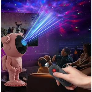 Astronaut Galaxy Light Projector for Bedroom - Space Light Projector for ceiling, Star Light Projector for Bedroom with Timer and Remote Control, Star Projector Night Light Projector for Kids