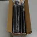 Black Long Curtain Rod Tension Shower Curtain Rods 30 to 120 inch Adjustable Spring Heavy Duty Rods for Bathroom Windows Outdoor No Drill No Slip Spliced and Telescopic Design