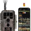 GardePro X50S Cellular Trail Camera (NonWiFi), Preloaded SIM Card, Shared Data Plan, Camera Sharing, 100ft No-Glow IR, 0.1s Trigger, Motion Detection