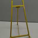16.5" Metal Easel Stand for Sign  Elegant Table Top Easel for Display, Heavy Duty Tabletop Picture Easel Stand for Wedding Sign, Picture Frame, and Art (Gold)