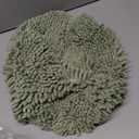 OLANLY Soft Chenille Bathroom Toilet Lid Cover, Machine Washable Seat Covers, 17.5x15, Stays in Place Rubber Backing, Fits Most Round, Elongated and Oblong Lids, Accessories Decor, Sage Green