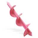 TCBWFY 3.5" x16 Inch Pink Garden Auger Drill Bit for Planting- Perfect for Planting Bulbs, Flowers, and Small Trees