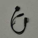 2009 10 11 2012 MERCEDES MEDIA INTERFACE CABLE iPHONE iPOD AUX B 67 82 4578 OEM