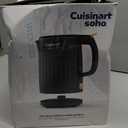 Cuisinart Soho 1-Liter Double Wall Electric Hot Water Kettle, Tea Kettle with Stainless Steel Interior, One Touch Operation to Boil Water for Tea, Hot Cocoa, or Instant Oatmeal, CK-10BK, Black