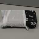 Dog Playpen Bottom Pad Fits for 36 Inch 4 Panels Exercise Pet Playpen, Dog Crate Pad Puppy Playpen Pad, Hoop and Loop Design (Note: Playpen Not Included). -Black