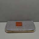 LONBET Laundry Basket with Lid, Made from Breathable Fabric | Aesthetic Clothes Hampers for Laundry with Side Handles & Sturdy Bamboo Frame (26 Gallons - Single, Light Gray)