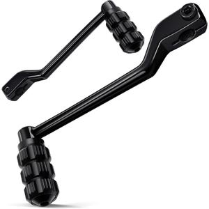 Benlari Heel Toe Shifter Pegs, 304 Stainless Steel Shifter Lever Pegs Fit for Harley Touring Street Glide Road Glide Road King Electra Glide 1988-2024, FL Softail 1986-2017, Trike 2008-2024, Black