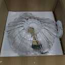 Semi Flush Mount Ceiling Light Fixture, Gold Flush Mount Light for Hallway, Bathroom, Kitchen, Bedroom, Dining Room