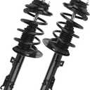 KUSATEC Front Pair Complete Struts Shock Absorber fit for 2006-2011 Ford Focus; 172258 172257 Left/Right Struts with Coil Spring Assemblies