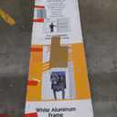 Ideal Pet Products Aluminum Pet Patio Door, Adjustable Height 77-5/8" to 80-3/8", 15" x 20" Flap Size, White