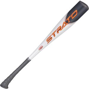 Axe Bat 2023 Strato (-10, 2-3/4") USSSA Baseball Bat, 1-Piece Alloy, Black/Grey/Orange