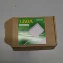 GXILEE 24V Led Power Supply with Dimmer Switch, UL Listed AC 100-240V to DC 24V Power Supply Adapter 1000mA with 5ft DC 5.5mm x 2.1mm Cable Plug for Single Color 24v COB LED Lights