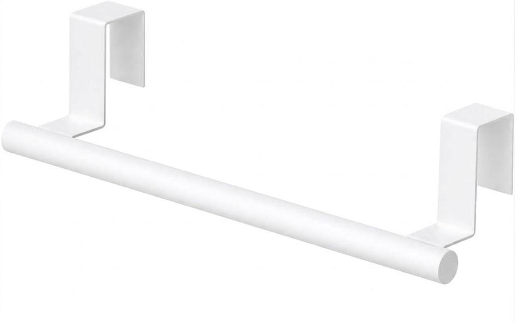 Cabinet Door Towel Bar, Kitchen Towel Holder, Extended Anti-Slip Arm, EVA Scratch Guard Pads, No-Drill Install, Stainless Steel Dish Towel Holder, Kitchen Towel Rack