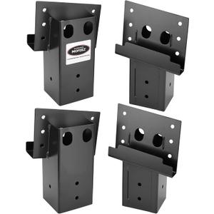 Mofeez Outdoor 4x4 Compound Angle Brackets for Deer Stand Hunting Blinds Shooting Shack (Set of 4)
