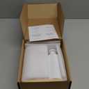 HOMCDALY Olive Oil Dispenser for Kitchen, 11.8oz Glass kitchen Dispenser Bottle, Gold Oil&Vinegar Cruet Set, Leakproof Oil Containers for Cooking| Set of 2 (11.8oz  Gold) (White&Gold Spout+Tray)