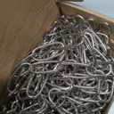 ECUDIS 20 Feet Pendant Light Fixture Chain, Lighting Hanging Chain Extension with Connection Locks, Lighting Chain Replacement for Chandelier, Plants, Fruit Basket (Nickel)