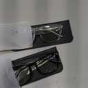 livho High Tech Blue Light Glasses - Advanced 99% Blue Light Blocking Computer Glasses - Anti Eyestrain & UV Glare Protection (*B1 Light Black+clear)