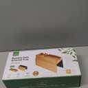 Joy&Grace Couch Cup Holder, 3-in-1 Magnetic Detachable Couch Arm Tray, Bamboo Sofa Armrest Table with Anti-Slip Pad, Sofa Armrest Tray Table (Natural)