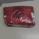 Gihuo Winter Jackets for Women Sherpa Lined Jacket Women Duffle Toggle Coat Hooded Fleece Jacket (Small, Wine)