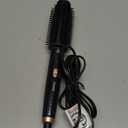 Farery 1.5 Inch Thermal Brush, Curling Iron for Smooth Bouncy Curls  Anti-Scald Hard Bristles, Lightweight, One-Button Start, Dual Voltage Travel Hair Tool with 360 Swivel Cord, 410F Fast Heat
