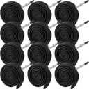 12 Pcs Road Bike Tube 700 x 20/25 C Butyl Bike Bicycle Inner Tube Replacement with 60 mm Valve