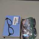 Progressive Multifocus Reading Glasses for Women Men Blue Light Blocking Spring Hinge Square Computer Readers 1.25