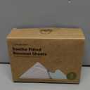 2-Pack Organic Bassinet Sheets for Girls, Boys - 100% Cotton Bassinet Mattress Sheets Compatible with Halo Bassinest Swivel Sleeper, Graco, Baby Delight, Chicco, Unisex Fitted Bassinet Sheets (Sage)