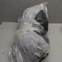 rabbitgoo Cat Beds for Indoor, 20 inches Machine Washable, Fluffy Round Pet Bed Non-Slip, Calming Soft Plush Donut Cuddler Cushion Self Warming for Small Dogs Kittens, Light Grey, Medium (20"L x 20"W x 4.7"Th)