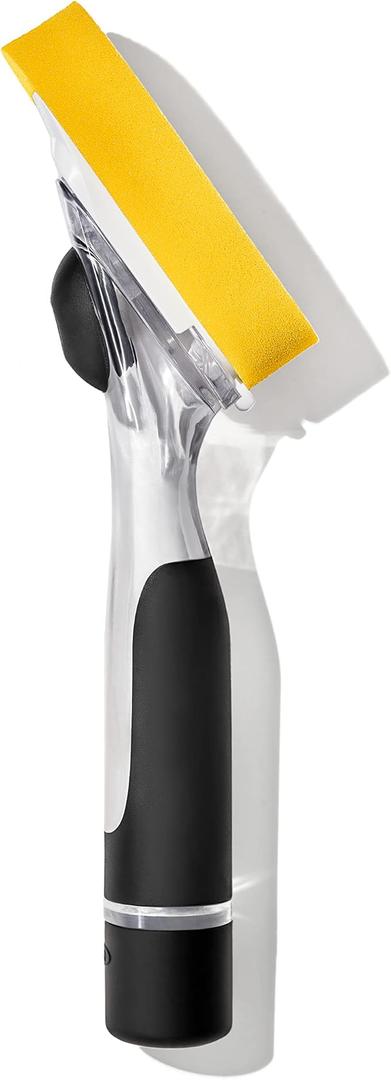 KitchenAid Soap Dispensing Sink Brush with Easy to Fill Handle, Comfort Grip Handle for Non Slip Grip, Black ((Pack of 1))