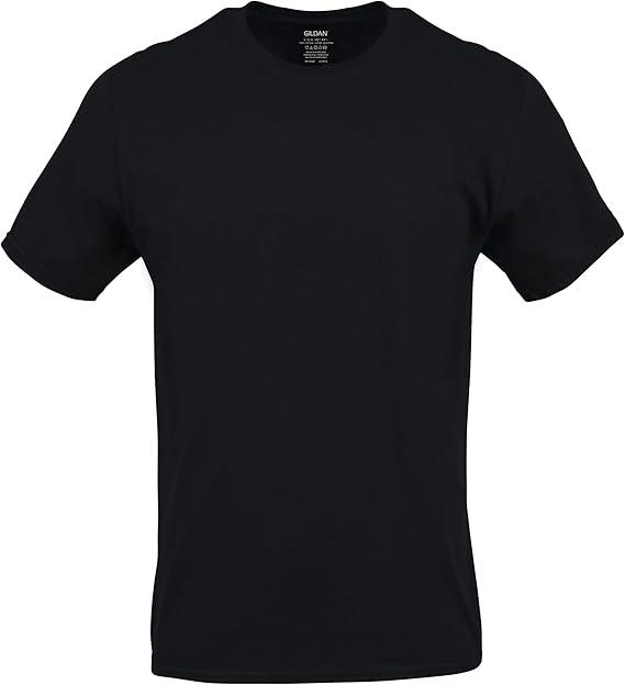 Gildan Men's Crew T-Shirts, Multipack, Style G1100 (Medium, Black/Sport Grey (5-pack))