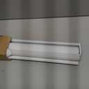 MYshade Blackout Cordless Roller Shades, Room Darkening Free-Stop Roll Up Blinds for Windows, Pull Down Blocking Blind for Home and Office, Easy to Install, 24" W X 72" H, White